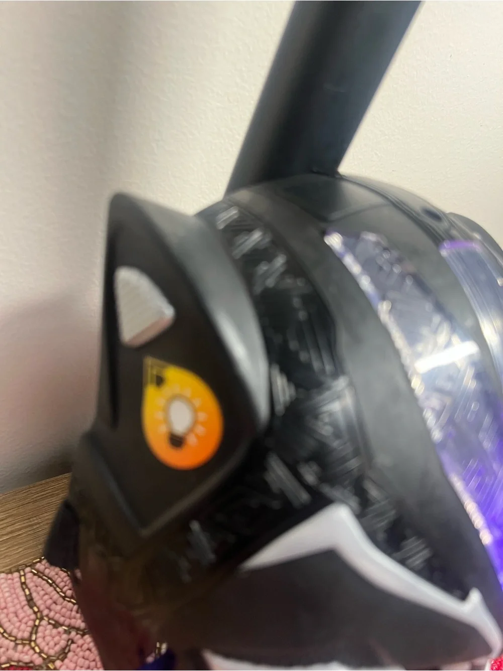 Black panther VR/AR Mask Accessory with Purple Lenses - Brand Unspecified